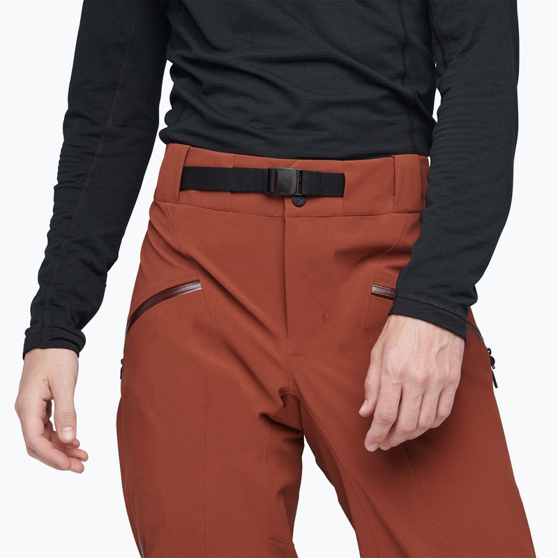 Black Diamond Recon Stretch pantaloni da sci da uomo sidro brulé 4