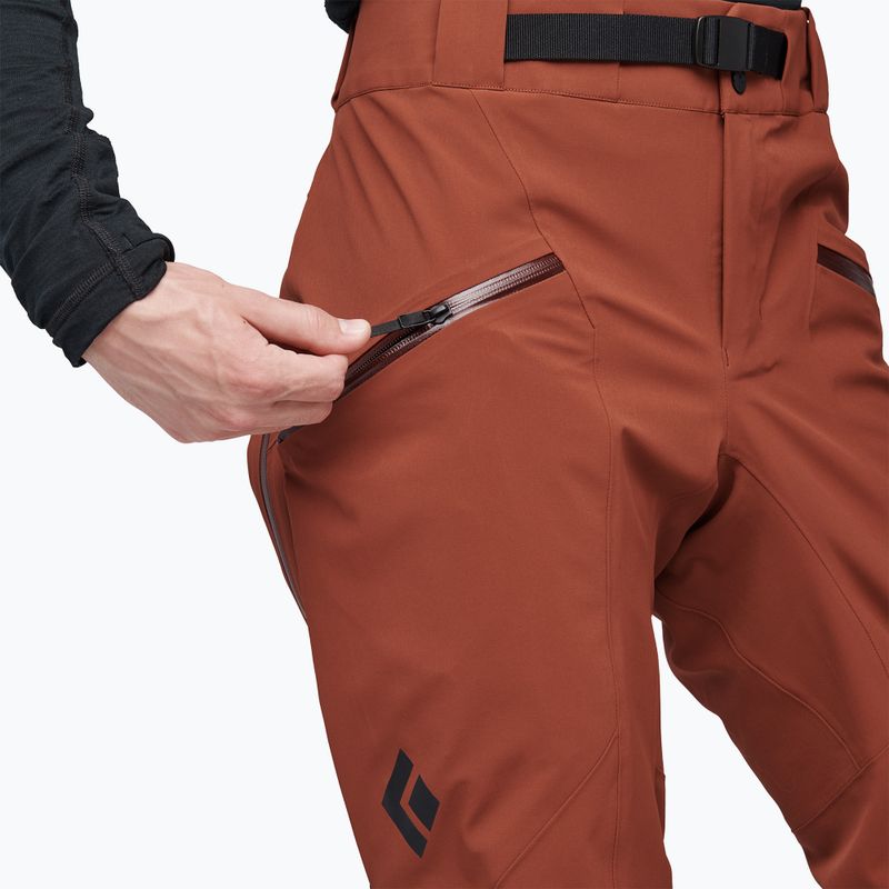 Black Diamond Recon Stretch pantaloni da sci da uomo sidro brulé 5