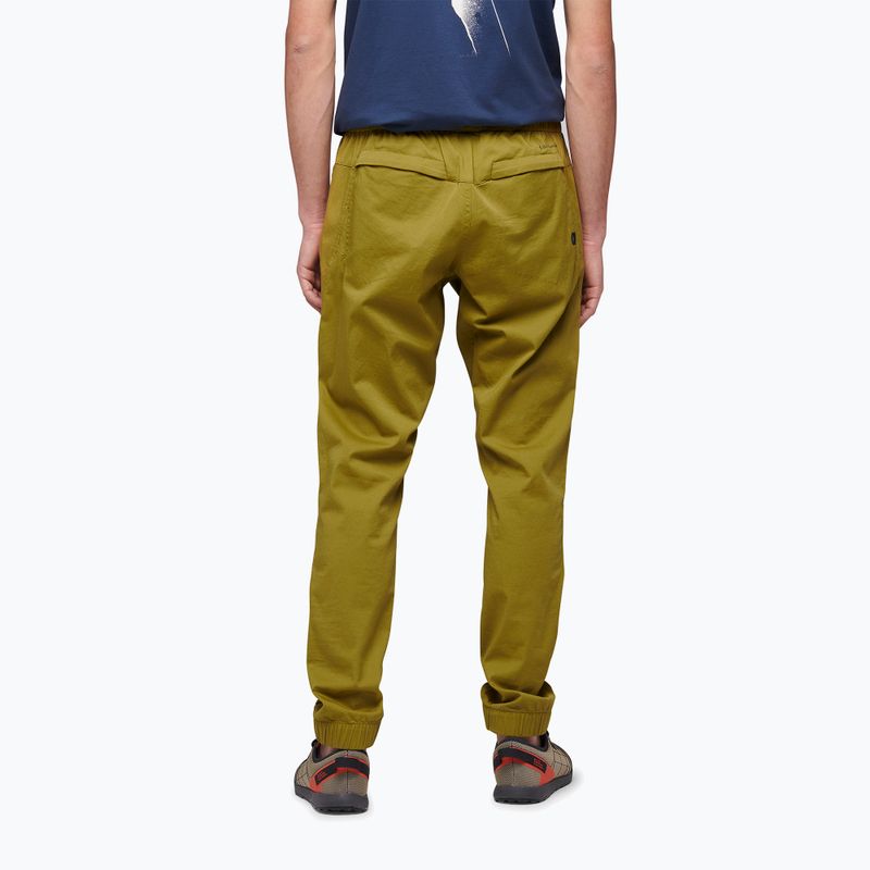 Pantaloni da arrampicata da uomo Black Diamond Notion camp verde 2