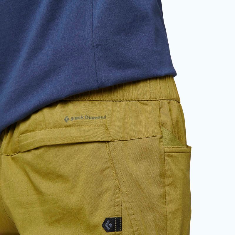 Pantaloni da arrampicata da uomo Black Diamond Notion camp verde 5
