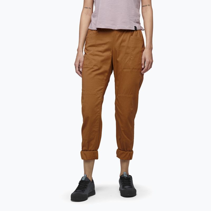 Pantaloni da arrampicata da donna Black Diamond Notion SP moab marrone 2