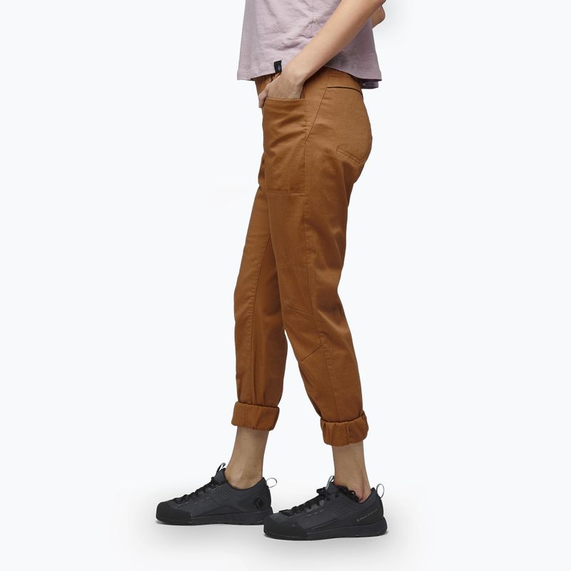 Pantaloni da arrampicata da donna Black Diamond Notion SP moab marrone 4