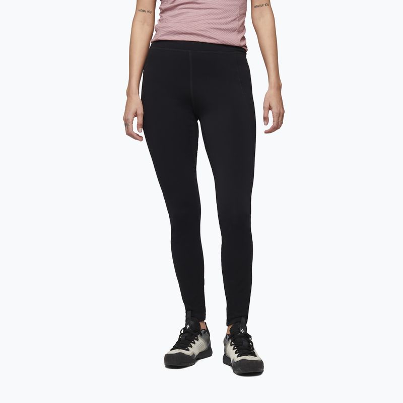 Leggings da arrampicata da donna Black Diamond Sessions Tights nero