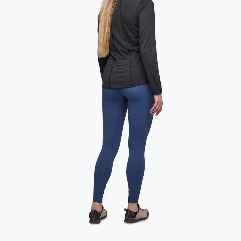 Leggings da arrampicata da donna Black Diamond Sessions Tights blu inchiostro 2