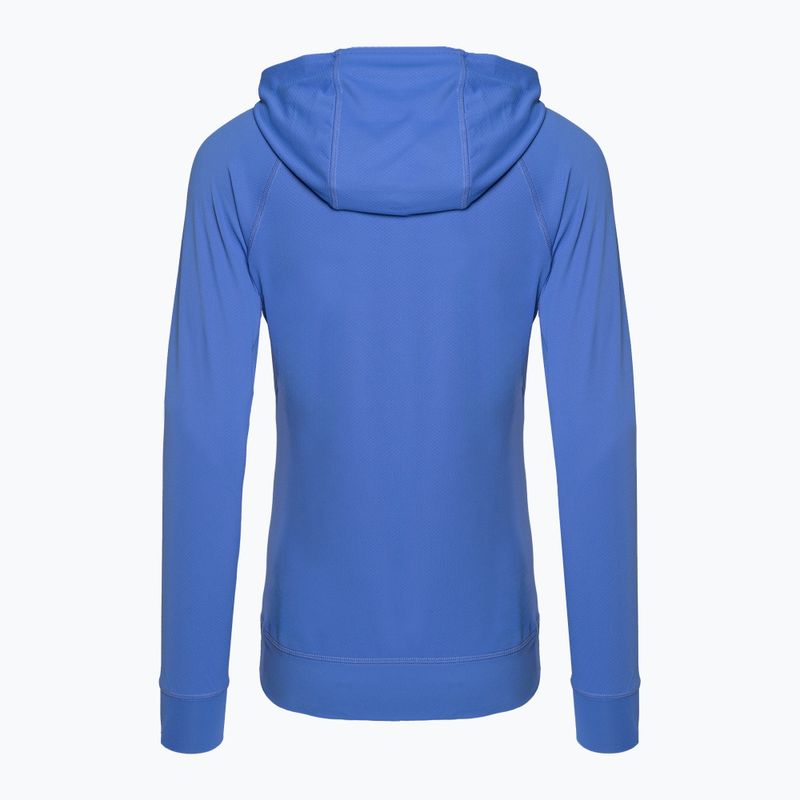 Felpa trekking donna Black Diamond Alpenglow Hoody blu pulito 4