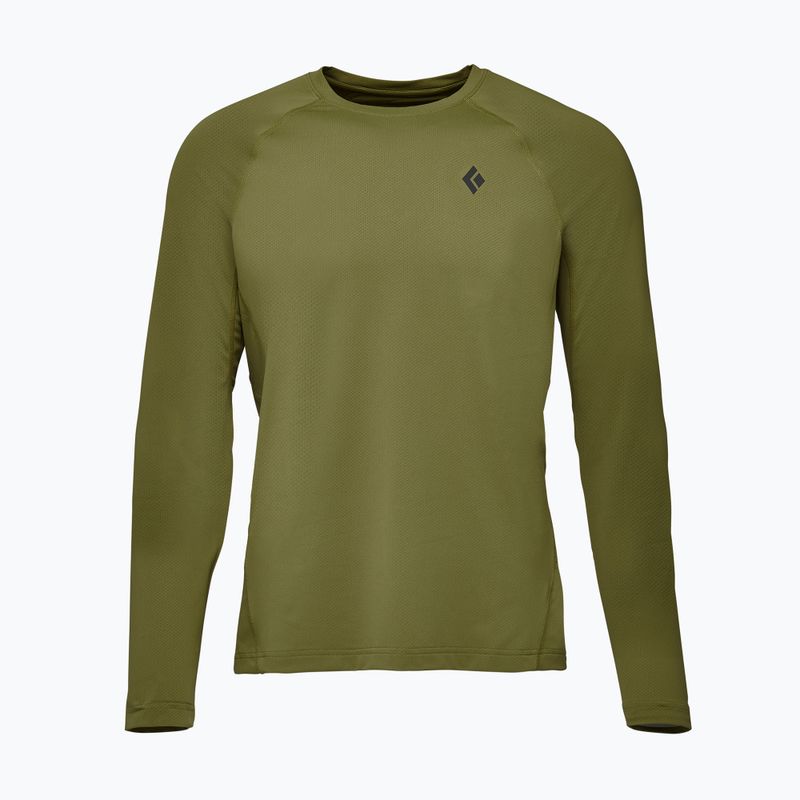 Felpa trekking da uomo Black Diamond Alpenglow Crew camp verde 5