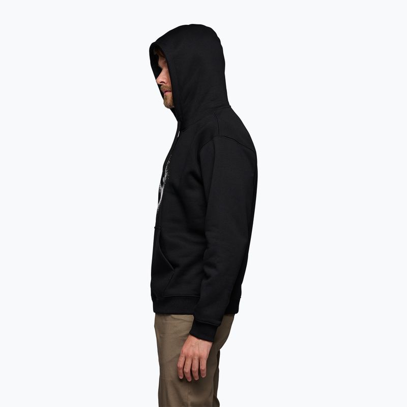 Black Diamond Chalked Up 2.0 Po Hoody nero da uomo 2