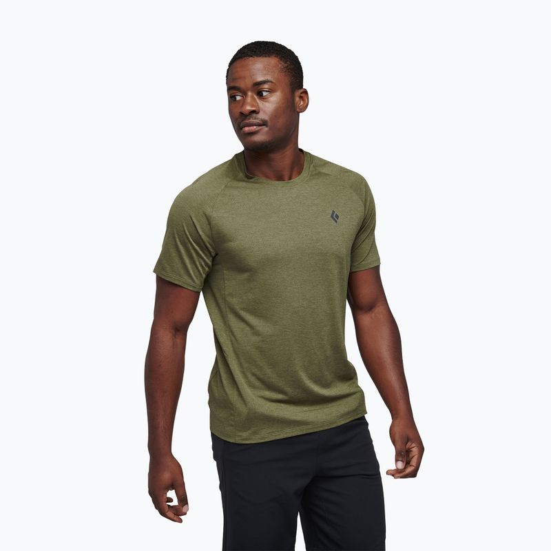 Camicia da trekking da uomo Black Diamond Lightwire Tech verde falesia