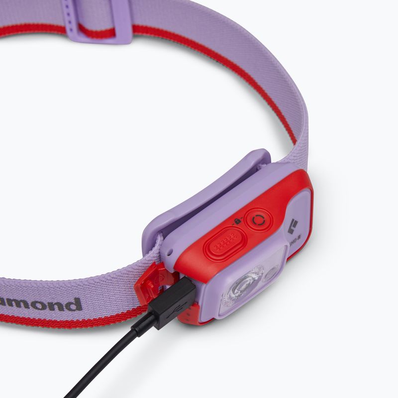 Black Diamond Cosmo 350-R torcia da testa lilla 6