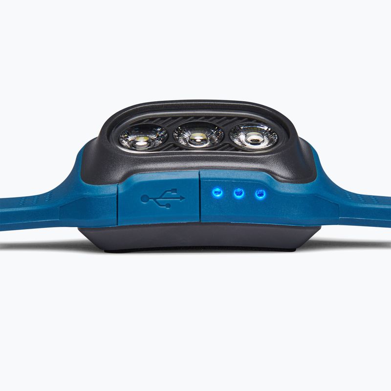 Black Diamond Deploy 325 Run Light Torcia da testa blu creek 3