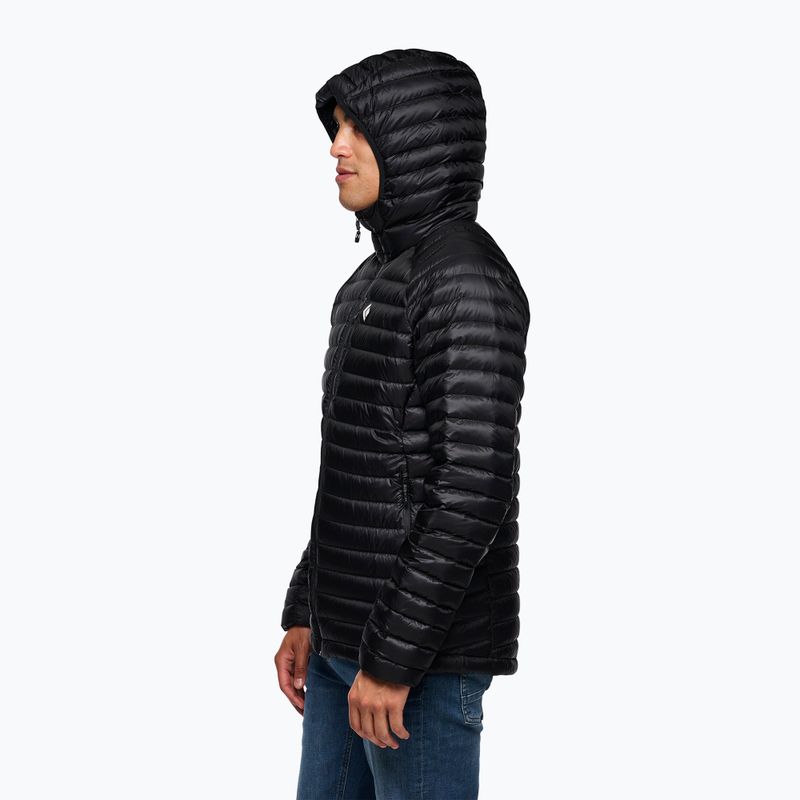 Piumino da uomo Black Diamond Approach Down Hoody nero 3