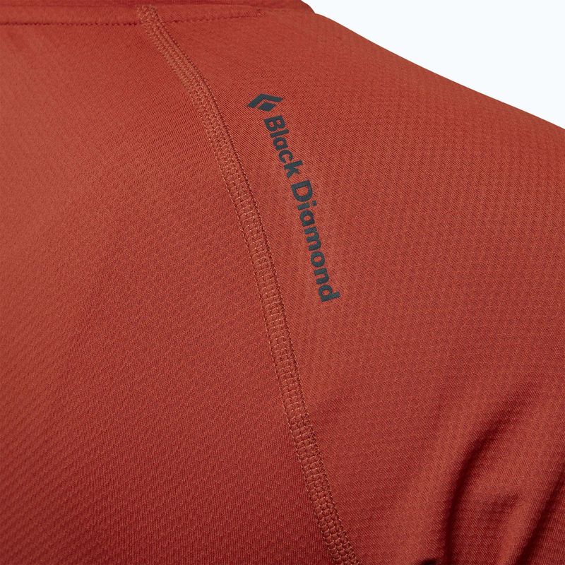 Felpa trekking da uomo Black Diamond Alpenglow Crew burnt sienna 4
