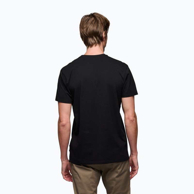Maglietta Black Diamond Project nera da uomo 3