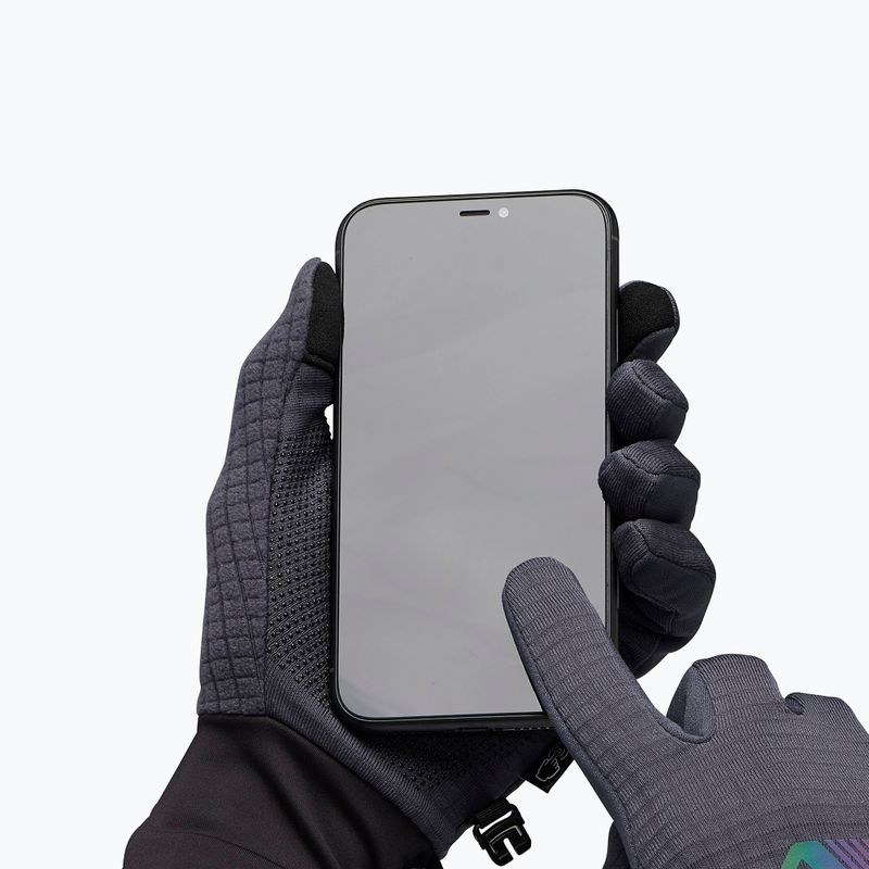 Guanti da trekking Black Diamond Gridtech Storm Hood carbon/glacier 8