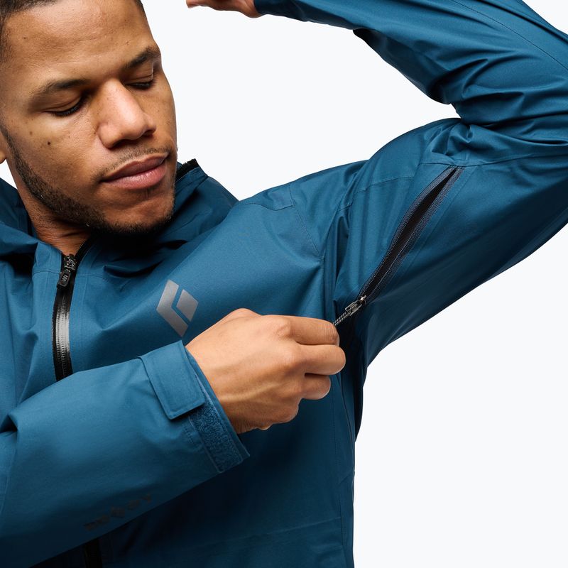 Giacca da pioggia da donna Black Diamond Fineline Stretch indaco 6