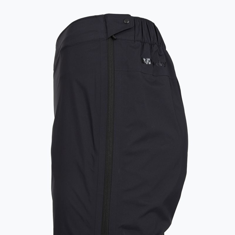 Pantaloni da pioggia da donna Black Diamond Fineline Stretch FZ nero 4
