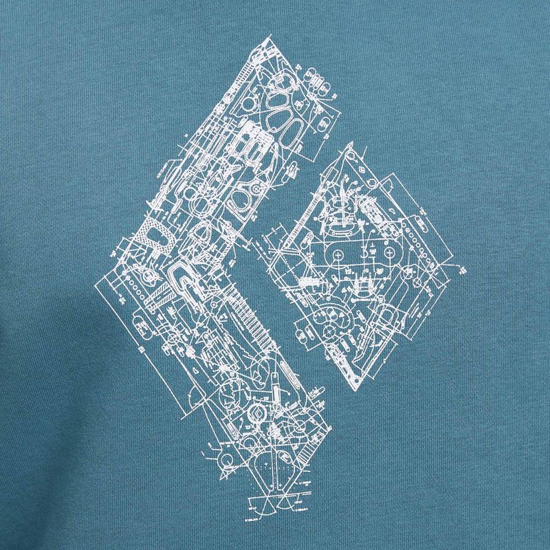 Felpa uomo Black Diamond Engineered Diamond Po Hoody creek blue 5