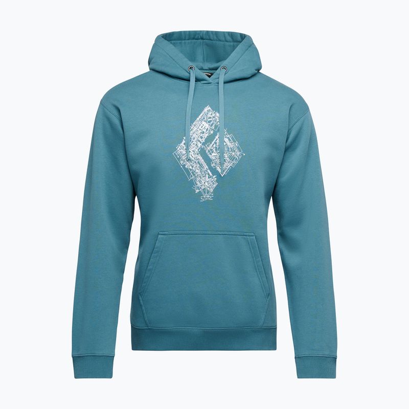 Felpa uomo Black Diamond Engineered Diamond Po Hoody creek blue 6