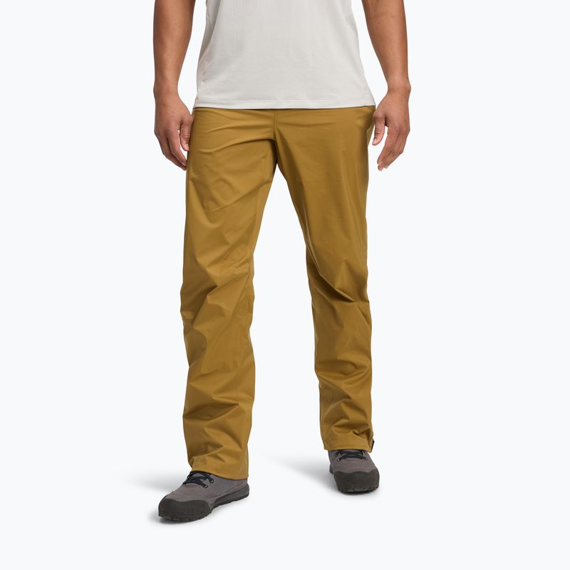 Pantaloni da uomo Black Diamond Fineline Stretch FZ in membrana di lino