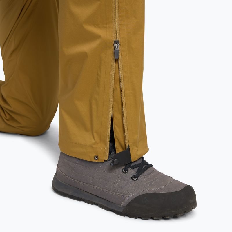 Pantaloni da uomo Black Diamond Fineline Stretch FZ in membrana di lino 4