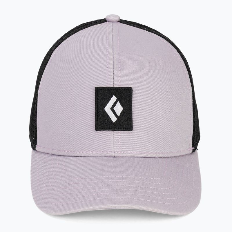 Cappellino con visiera Black Diamond Trucker soft lilac/black/black icon patch 2