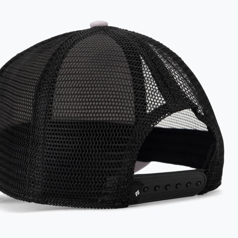 Cappellino con visiera Black Diamond Trucker soft lilac/black/black icon patch 4