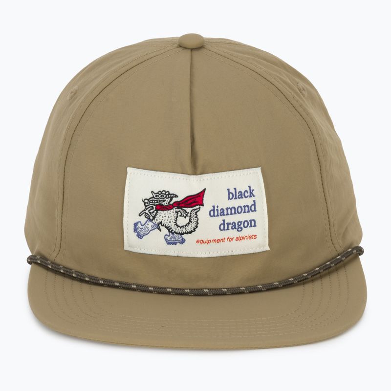 Cappello da baseball Black Diamond Synthetic Rope con patch a fungo e drago bianco 2