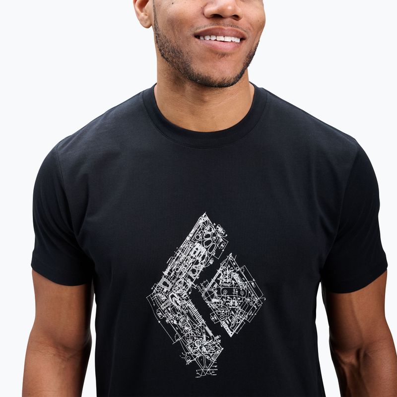 Black Diamond Engineered Diamond SS Tee uomo nero 4