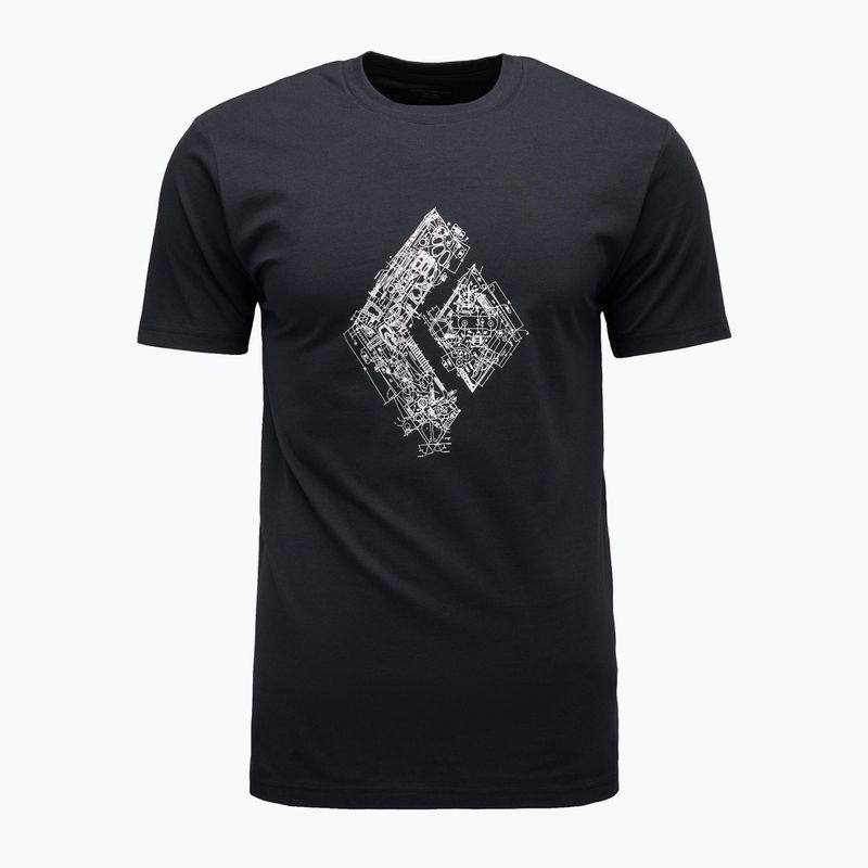 Black Diamond Engineered Diamond SS Tee uomo nero 5