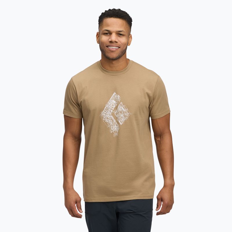 Maglietta Black Diamond Engineered da uomo SS Tee fungo