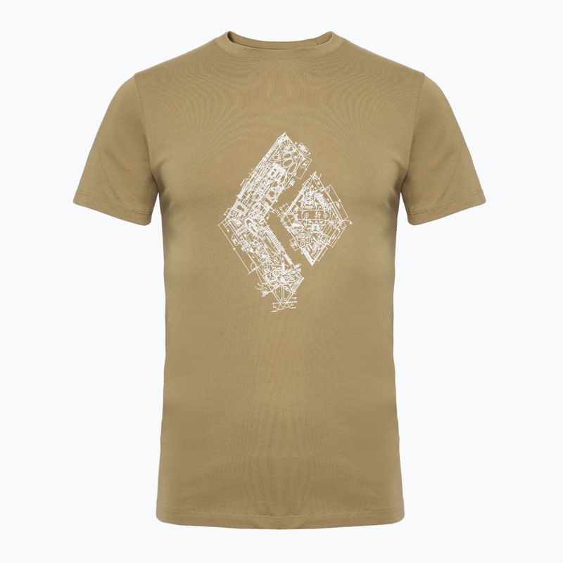 Black Diamond Equipmnt For Alpinist SS Tee da uomo, fungo