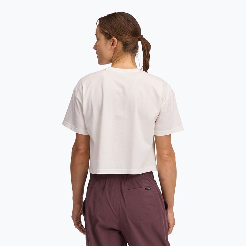 Black Diamond Crops Tee donna bianco sporco 2