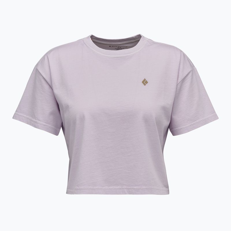 Black Diamond Crops Tee donna lilla morbido 5