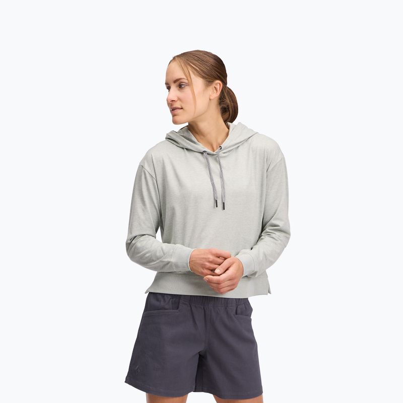 Felpa con cappuccio Black Diamond Circuit Midlayer Donna agave