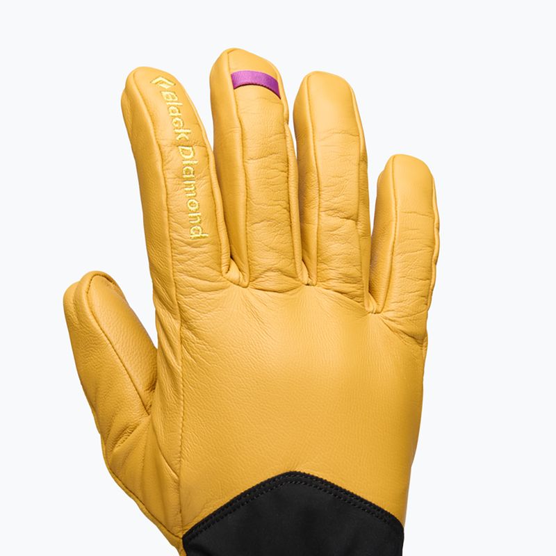 Guanti da trekking Black Diamond Tour beeswax/black 2