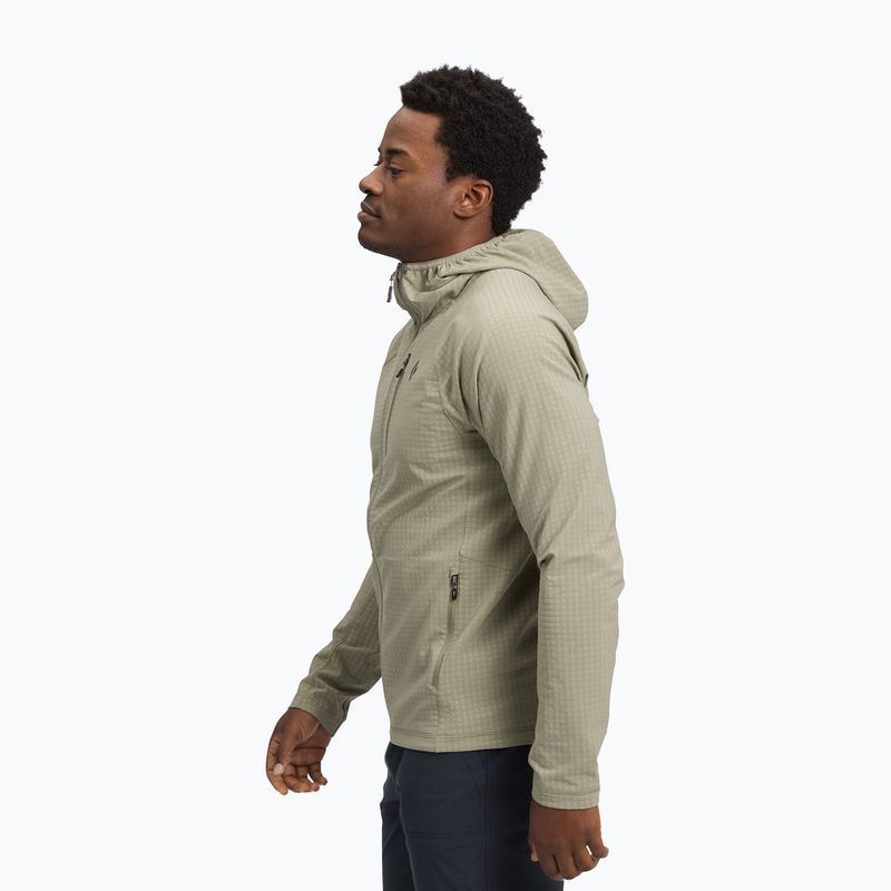 Felpa con cappuccio da trekking uomo Black Diamond Coefficient Storm Hoody pine smoke 3