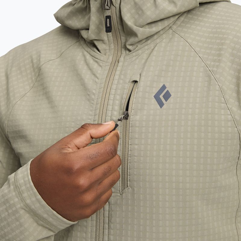 Felpa con cappuccio da trekking uomo Black Diamond Coefficient Storm Hoody pine smoke 4