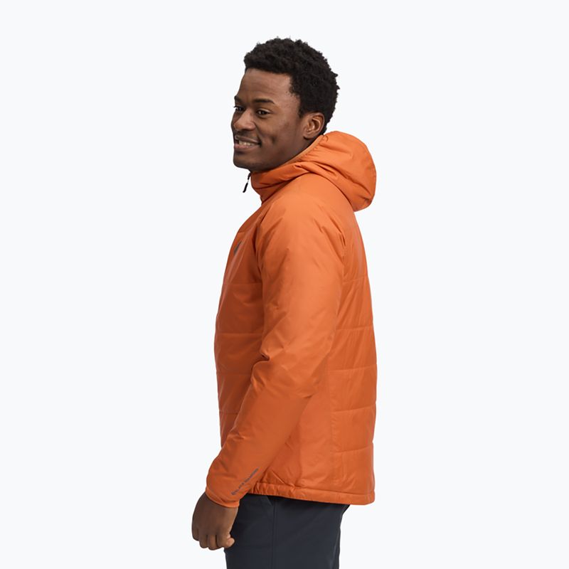 Giacca imbottita da uomo Black Diamond Solution 2.0 Hoody saffron 2