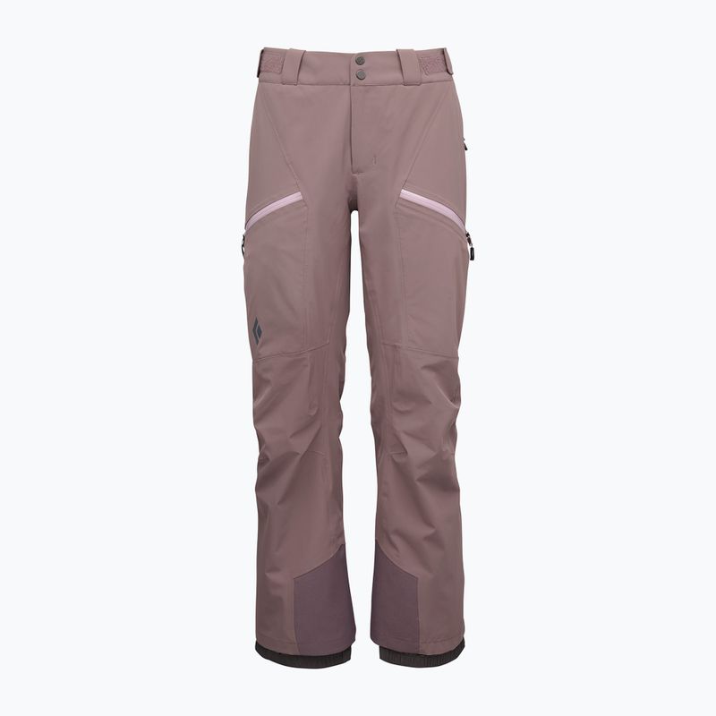 Pantaloni da sci uomo Black Diamond Recon Insulated dark mauve 3