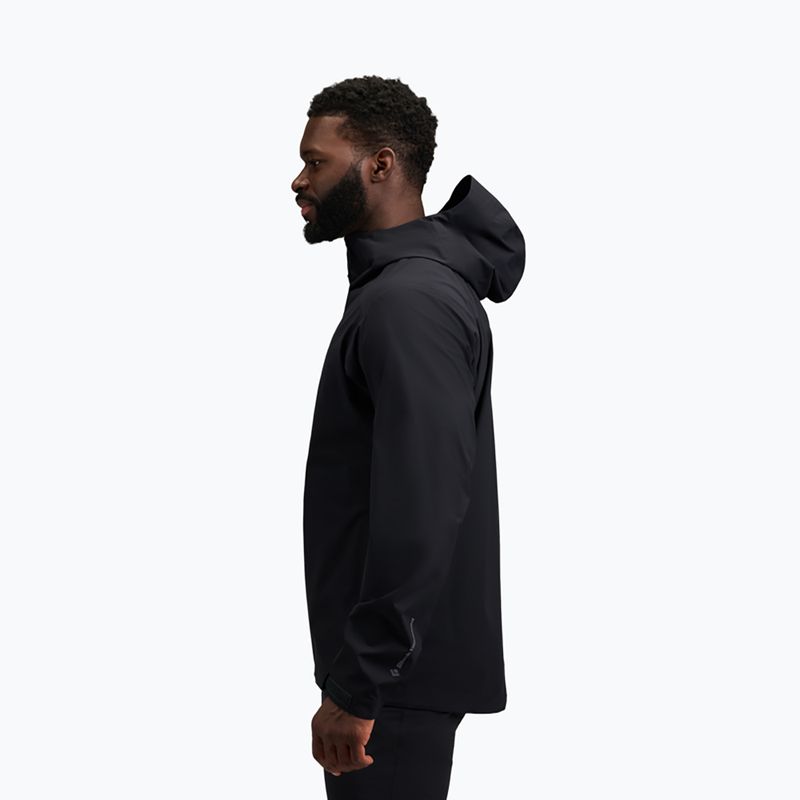 Giacca antipioggia da uomo Black Diamond Strataline Stretch Shell black 2