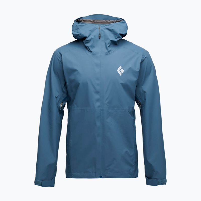 Giacca antipioggia da uomo Black Diamond Strataline Stretch Shell midnight blue 3