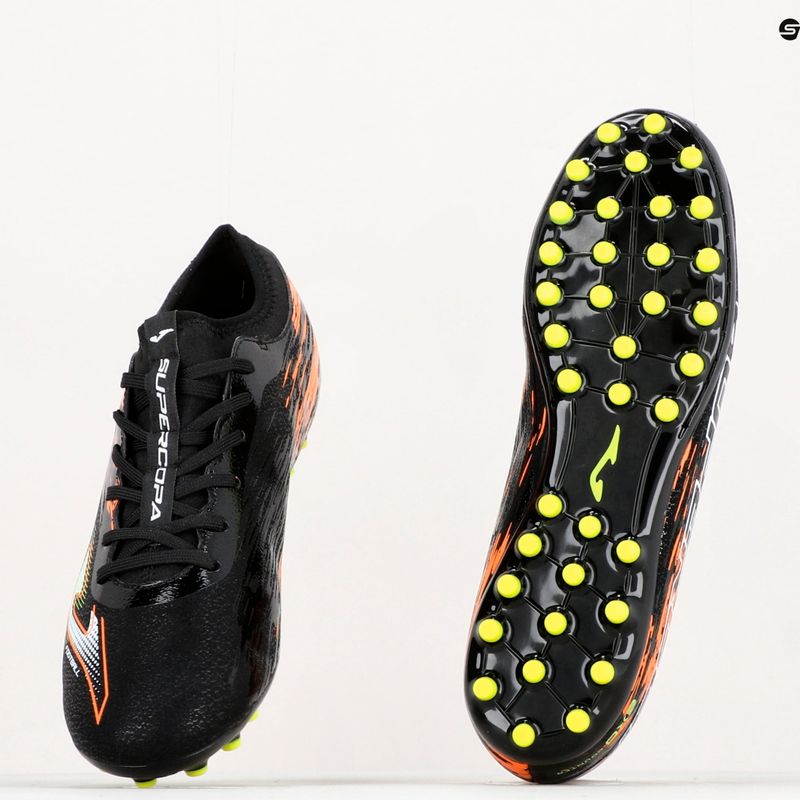 Scarpe da calcio Joma Super Copa AG da uomo nero/corallo 17