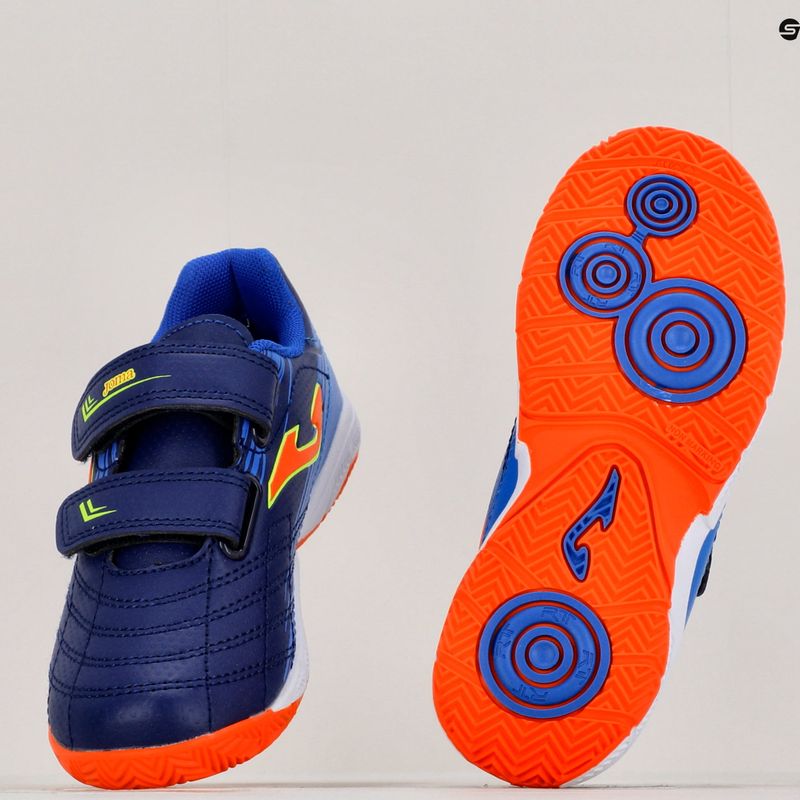 Scarpe da calcio Joma Xpander IN navy/orange fluor per bambini 14
