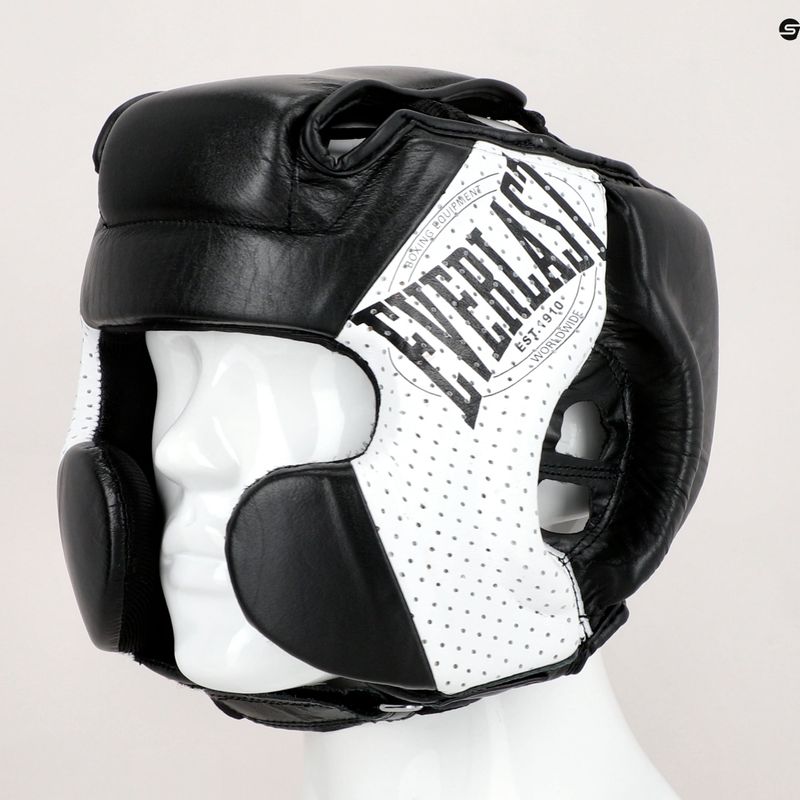 Casco da boxe da uomo Everlast Leather 1910 nero EV4820 7