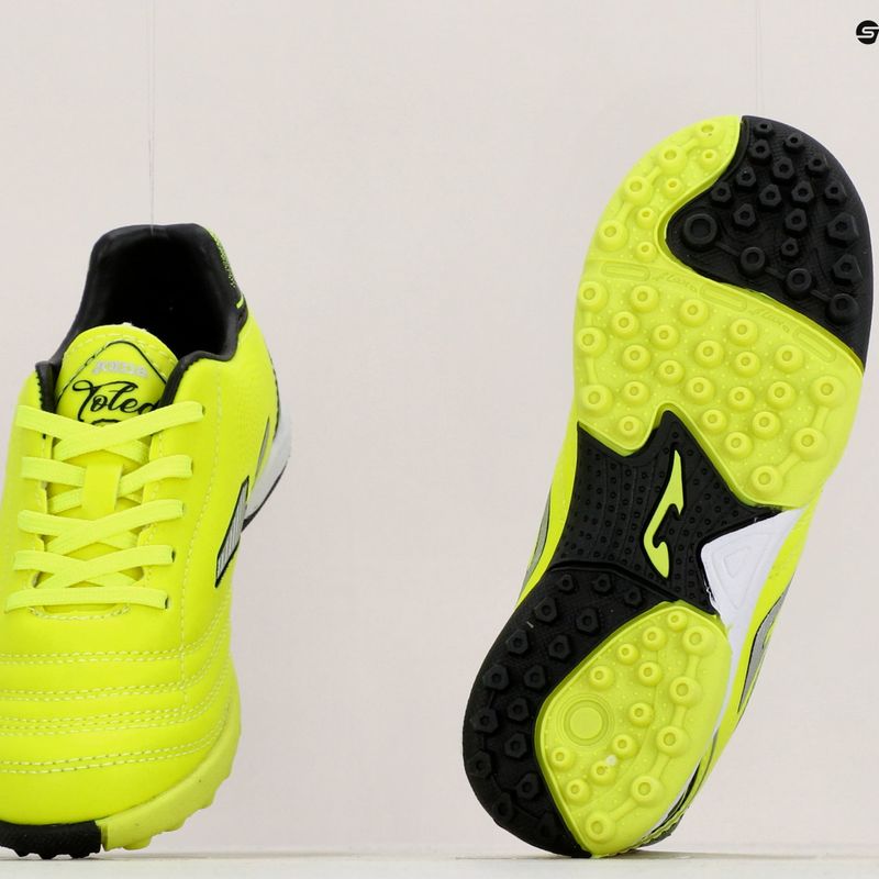 Scarpe da calcio Joma Toledo TF per bambini lemon fluor/nero 13