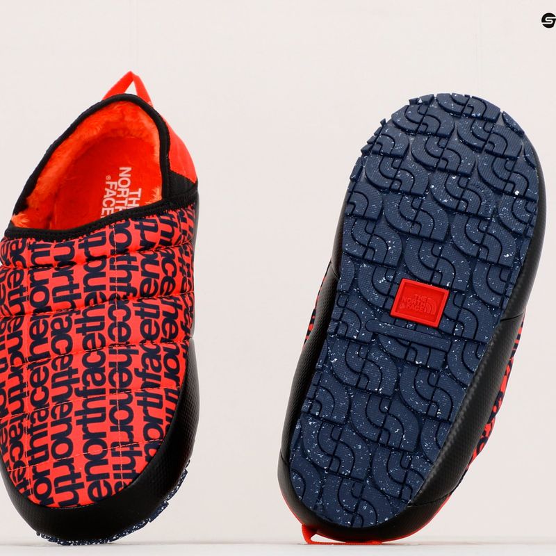 Pantofole da donna The North Face Thermoball Traction Mule V stampa minuscola arancione retrò/corallo polveroso 16