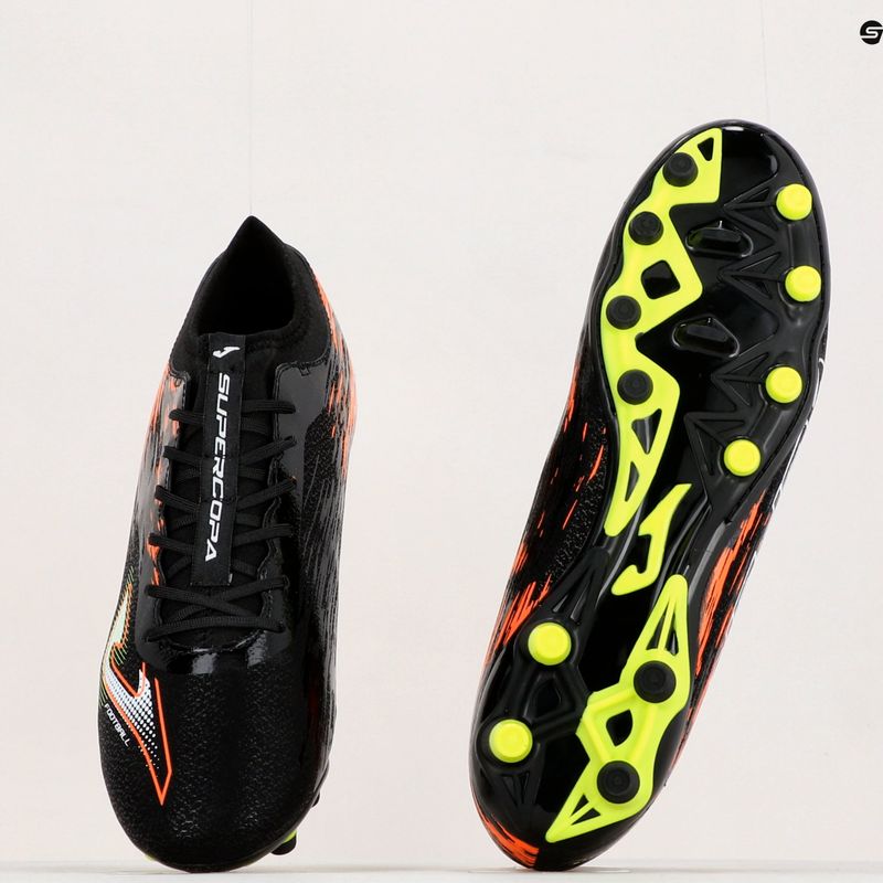 Scarpe da calcio Joma Super Copa FG nero/corallo uomo 13