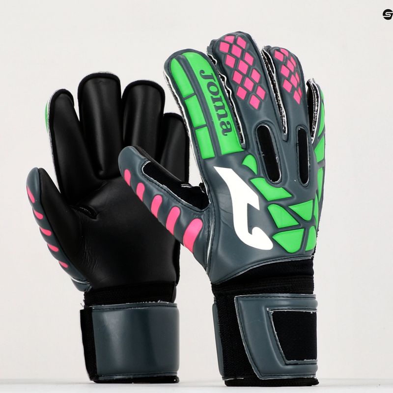 Guanti da portiere Joma Premier nero/verde 6