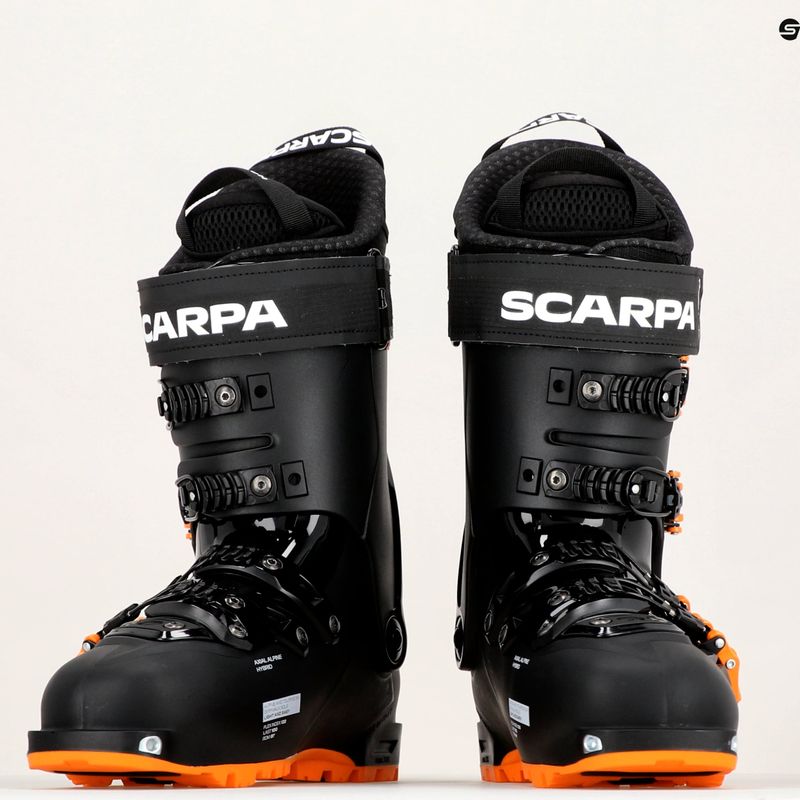 Scarpone da paracadutismo da uomo SCARPA 4-Quattro SL nero/arancio 16