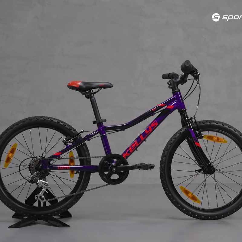 Bicicletta per bambini Kellys Lumi 30 20" viola 15